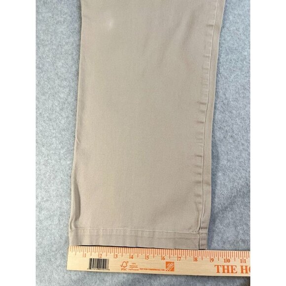 Additions by Chicos Ladies Khaki Twill Pants Size 12 Short Pants - Picture 9 of 15